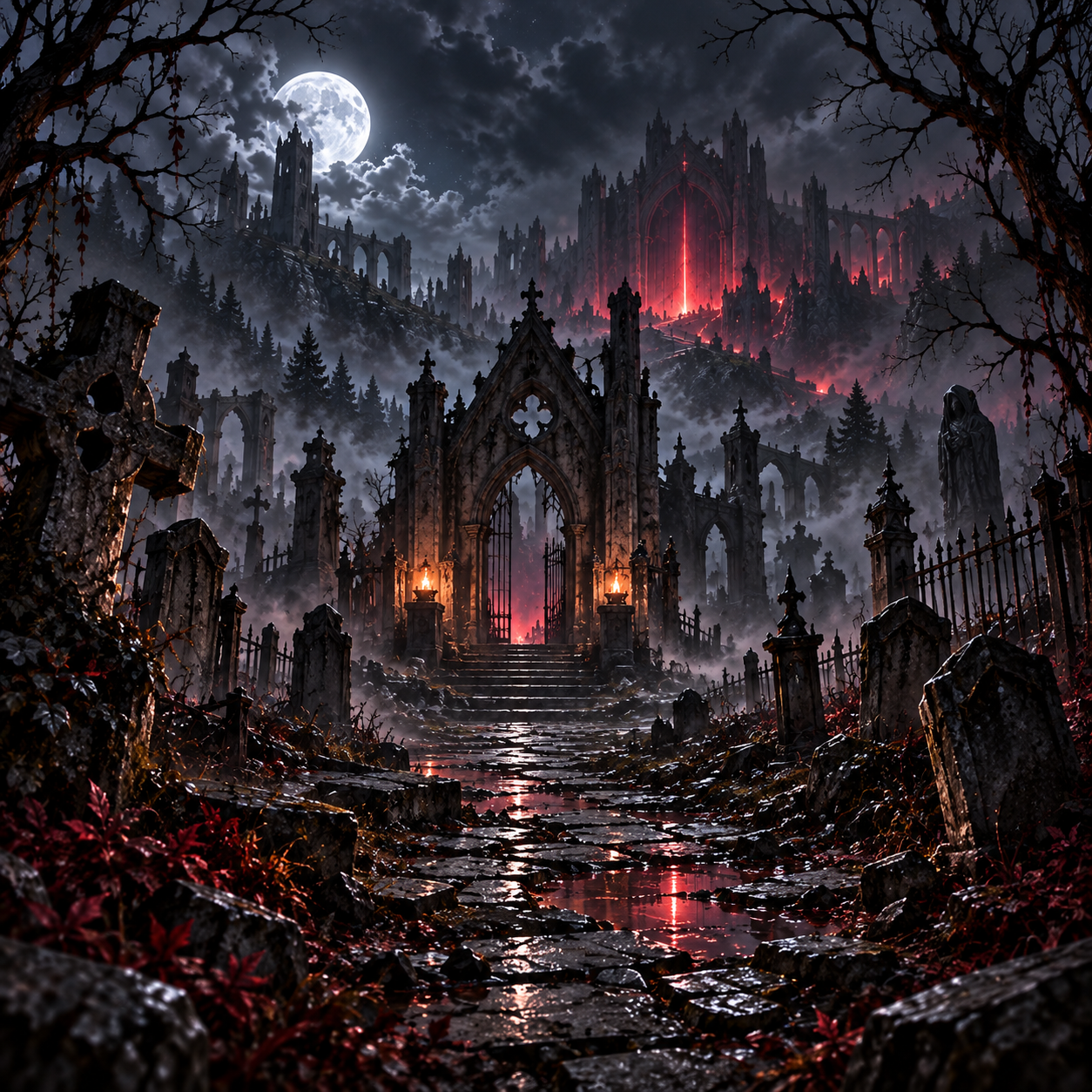 Arte del Camposanto, un cementerio bajo la luna